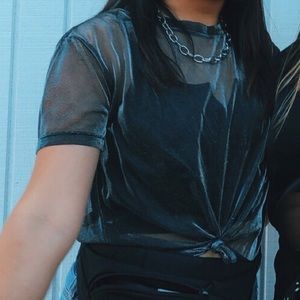 Black and sheer top bundle